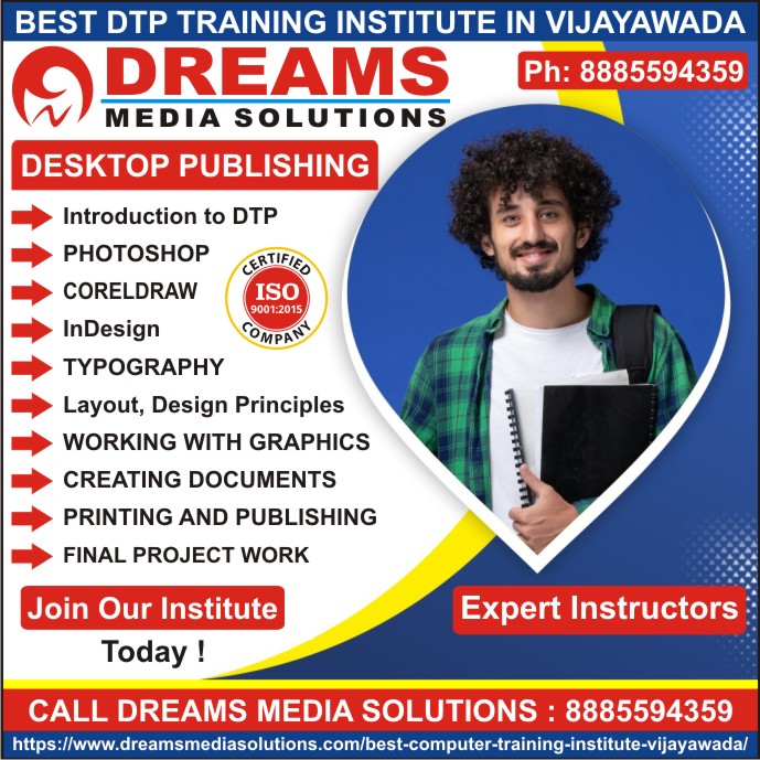 DTP Course in Vijayawada, DTP Training Institutes in Vijayawada, DTP Training in Vijayawada, DTP Institutes in Vijayawada | Dreams Media Solutions Vijayawada DTP Course in Vijayawada, DTP Training Institutes in Vijayawada, DTP Training in Vijayawada, DTP Institutes in Vijayawada | Dreams Media Solutions Vijayawada
